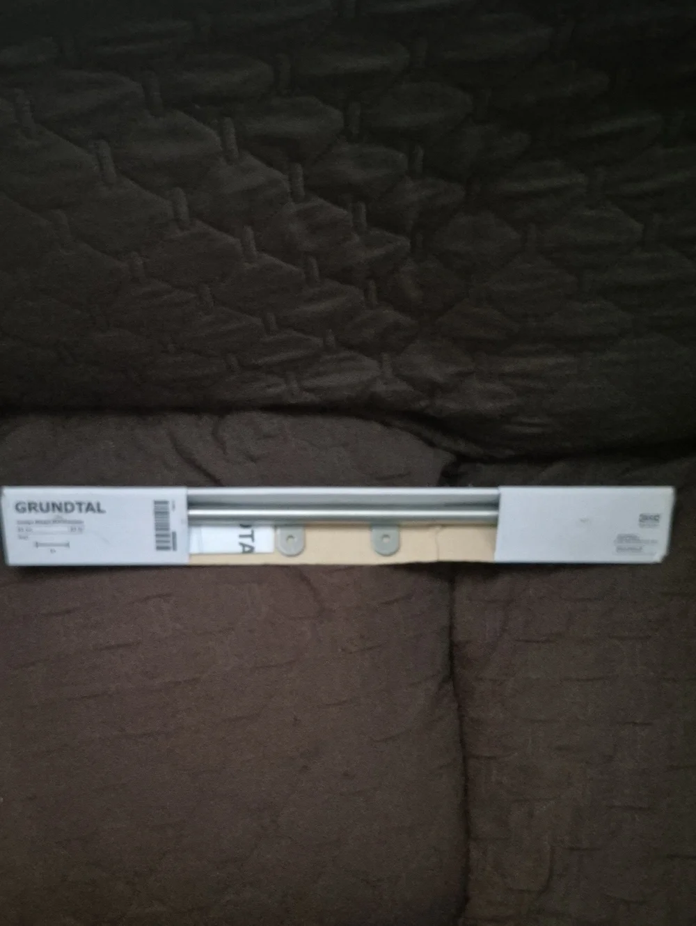 Grundtal Stainless Steel Wall Rail - Ikea 23 1/4